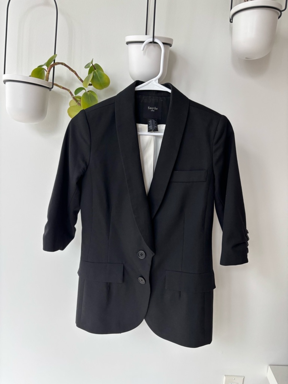 Smythe Black Blazer, size 4